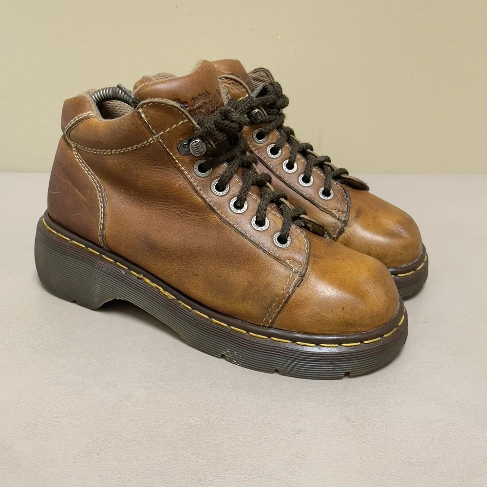 Vintage Dr Martens 8542 Boots Mens Size 7 Made England‎ Leather Shoes Grunge 90s